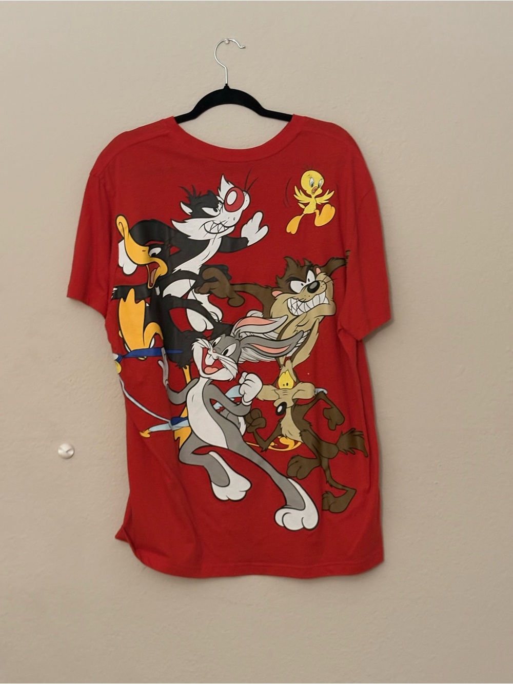 Warner Bros. Red Looney Tunes Character Tee - Men